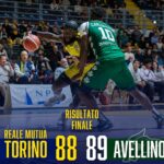 Mussini da tre allo scadere e Avellino Basket vince anche con Torino!